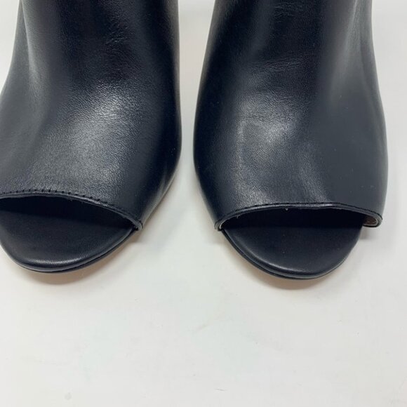 Louise et Cie Lo Ilsabelle Peep Toe Cage Zip Heels - Picture 9 of 10